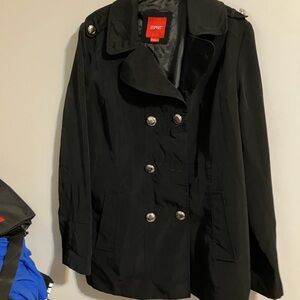 Esprit Women's Elegant Black Trench Coat